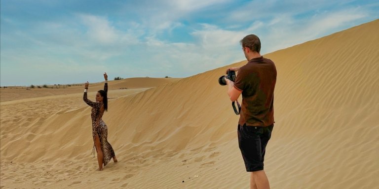 Dubai: Private Photoshoot with Hotel Pickup & Drop-off