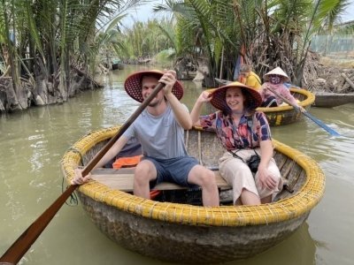 Hoi An Basket Boat Ride in Water Coconut Forest