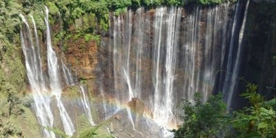 Sewu waterfall and Bromo