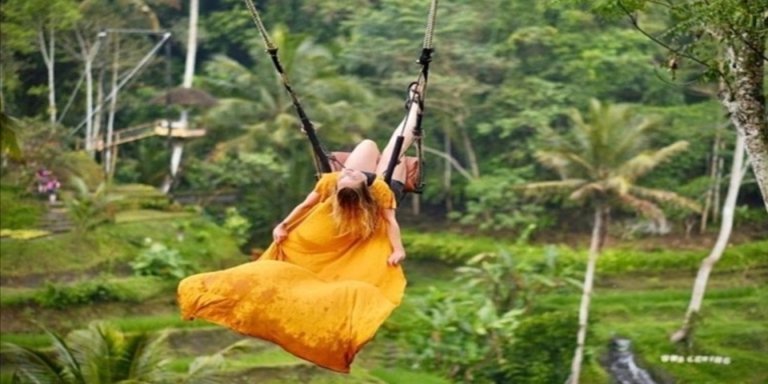 Ubud Private Tour Jungle Swing, Temple & Waterfall Tour