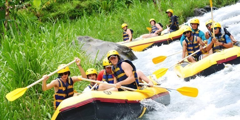 Telaga Waja White Water Rafting - With No Step or Stair