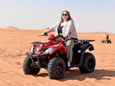 Quad Bike Tour with Dune Bashing And Dinner in Camp
