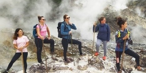 volcano hike and jungle trekking adventures near jakarta