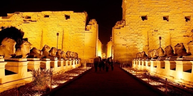 SOUND & LIGHT SHOW AT KARNAK TEMPLE IN LUXOR