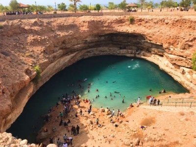 Private Day Trip to Wadi Shab, Fins Beach & Bimmah Sinkhole