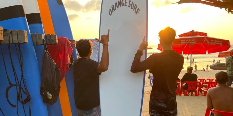 Private Surf Lesson - Orange Surf School Bali