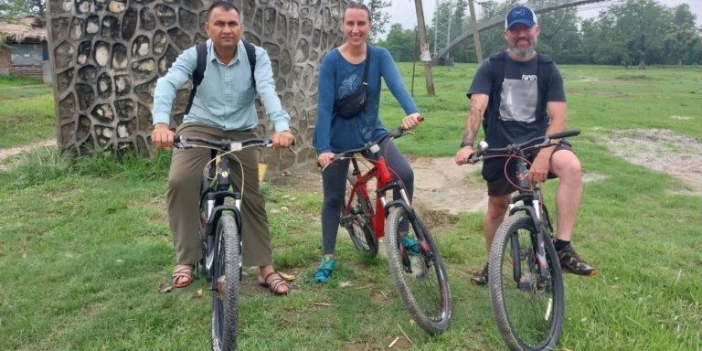 Cycling Tour In Sauraha, Chitwan National Park , Half day with Meals