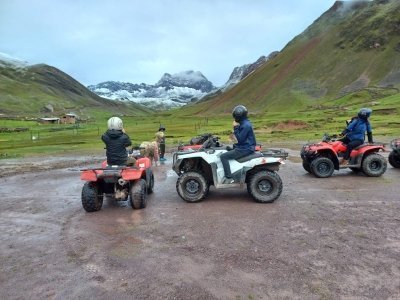 From Cusco: Rainbow Mountain with ATVs Full Day