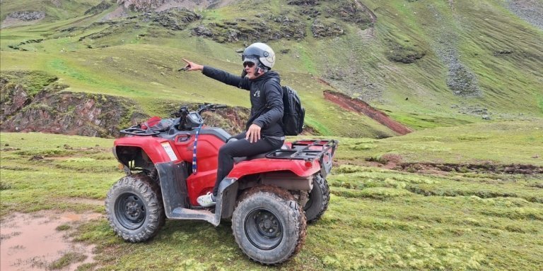 From Cusco: Rainbow Mountain with ATVs Full Day