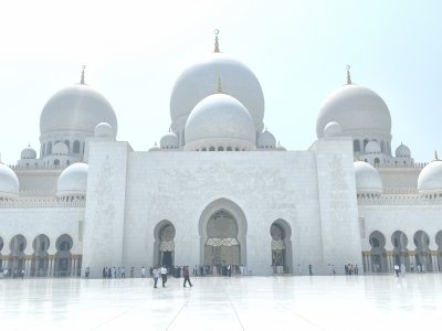 Sunset at the Sheikh Zayed Grnd Mosque