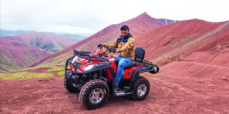 From Cusco: Rainbow Mountain and Red Valley ATV Tour.