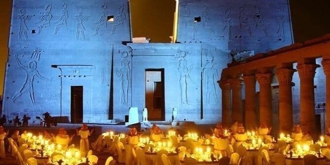 PHILAE TEMPLE  SOUND AND LIGHT SHOW ASWAN