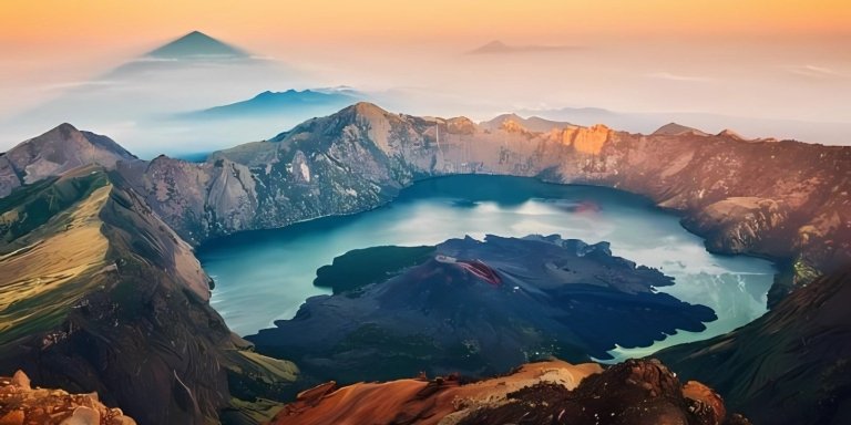 trekking mount rinjani 2D 1N to summit