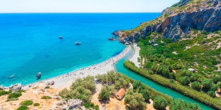 Day Tour to Preveli Palm Beach from Chania