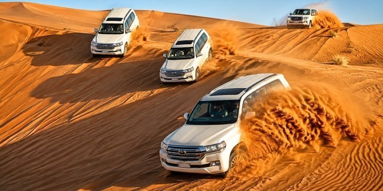 Dubai Desert Safari with BBQ Dinner, Camel Ride & Live Shows