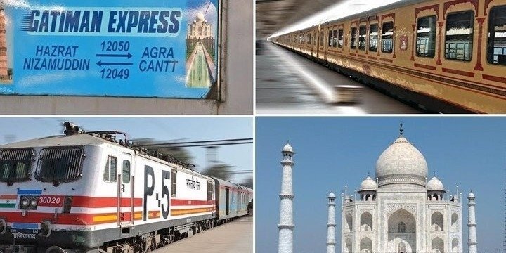 Agra day tour by Gatimaan Express -TAJ & FORT