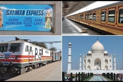 Agra day tour by Gatimaan Express -TAJ & FORT
