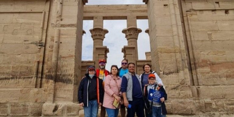 Day tour in Aswan Philae temple &High Dam and felucca  nile cruise