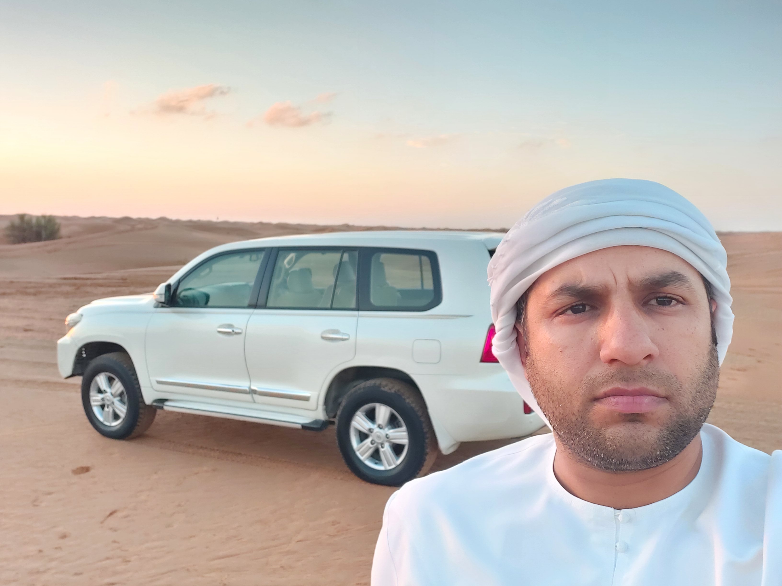 Evening in the red desert